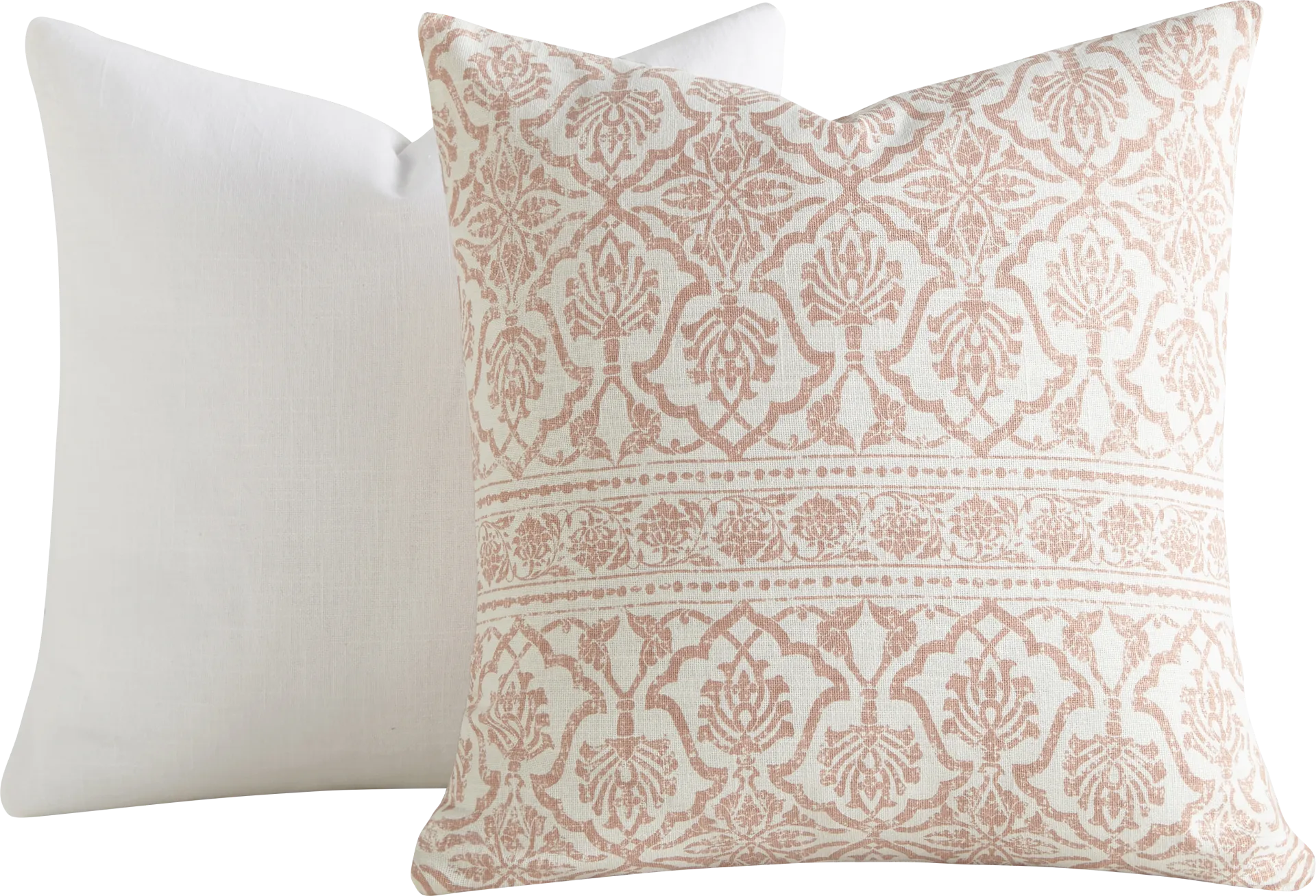 Joyce Anne Pink Accent Pillow Set of 2 - Image 1