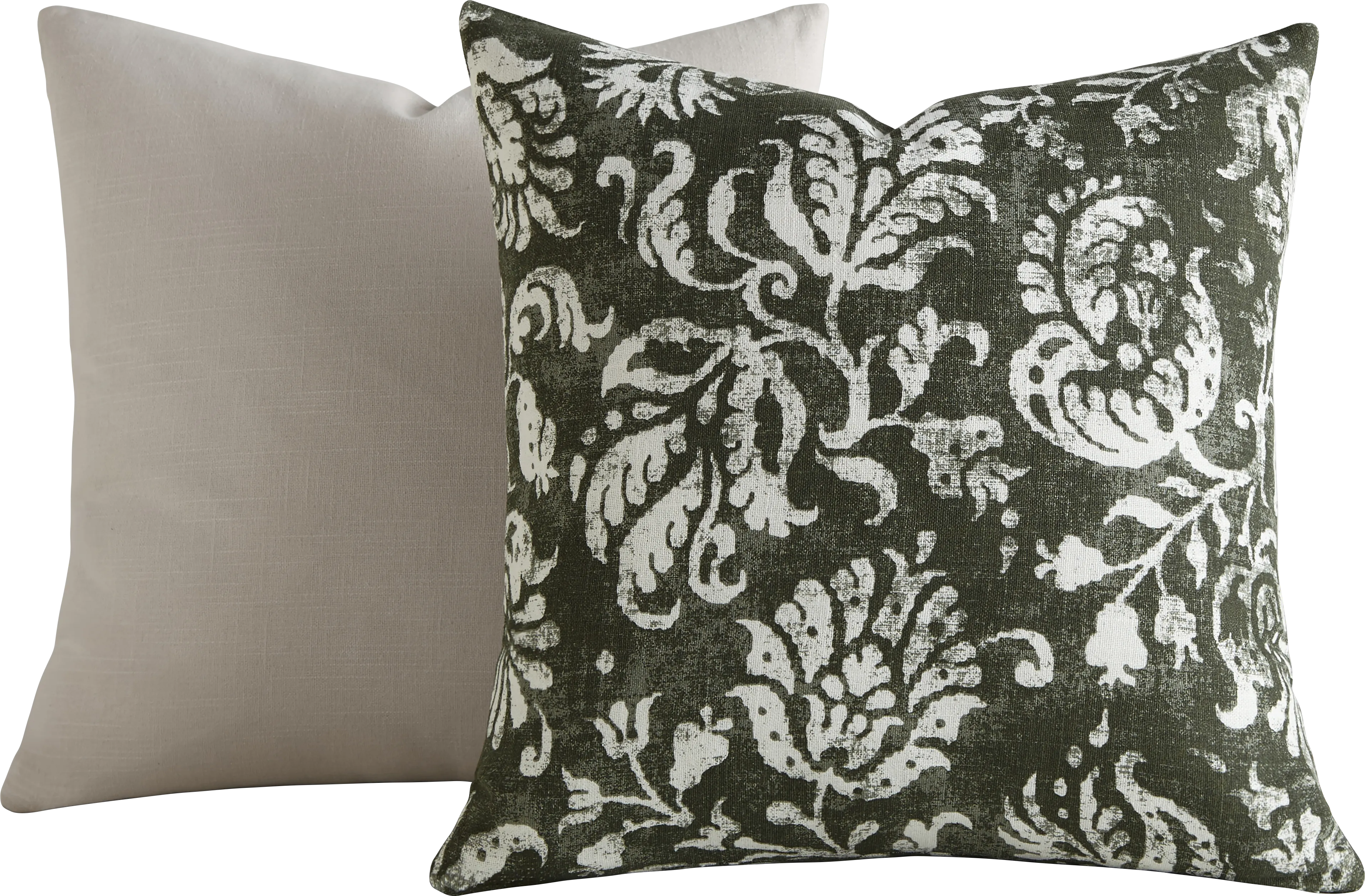 Petalgem Olive Accent Pillow Set of 2 - Thumbnail - Image 1