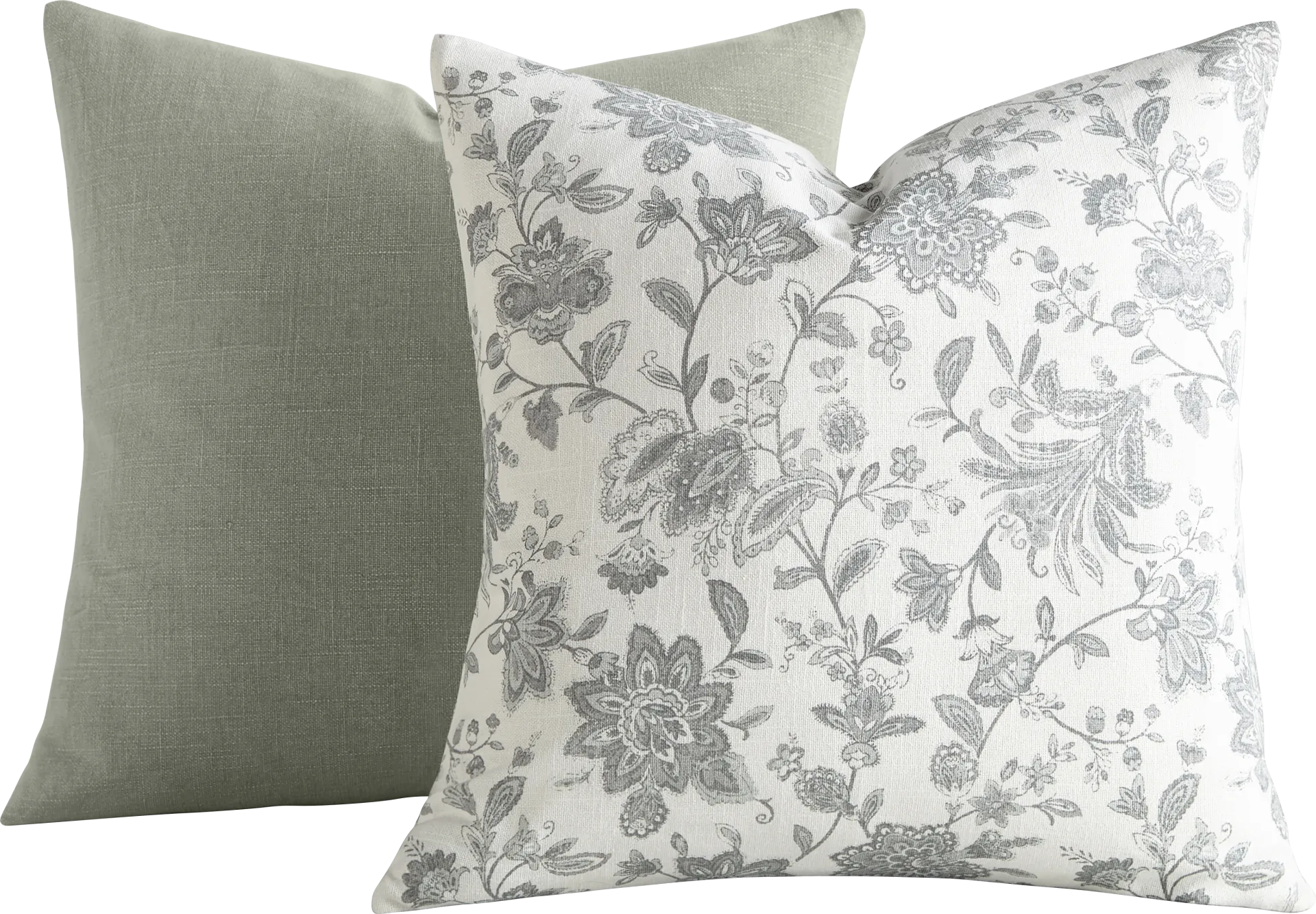 Bellascott Gray Accent Pillow Set of 2 - Image 1