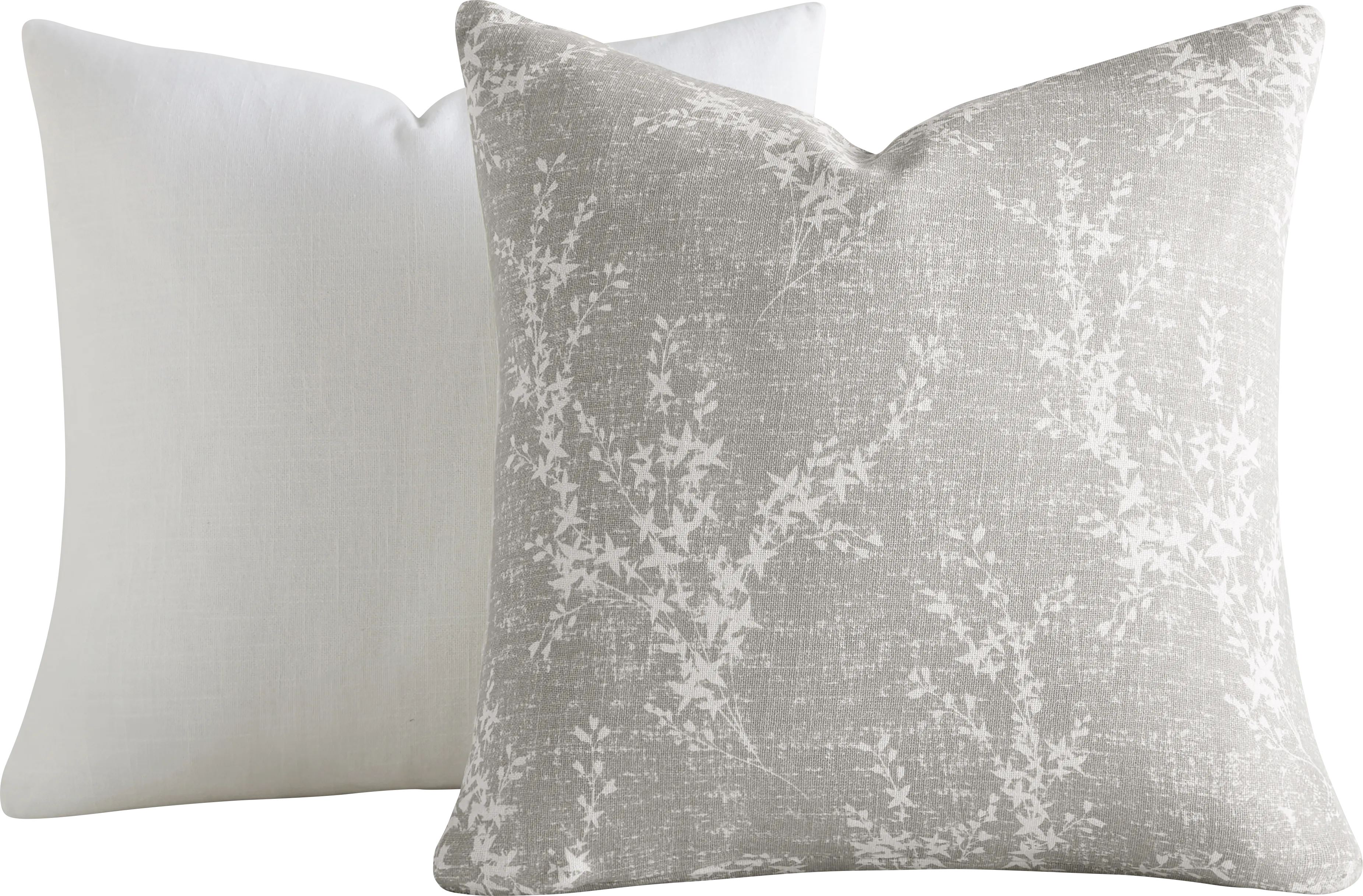 Evawell Light Gray Accent Pillow Set of 2 - Thumbnail - Image 1