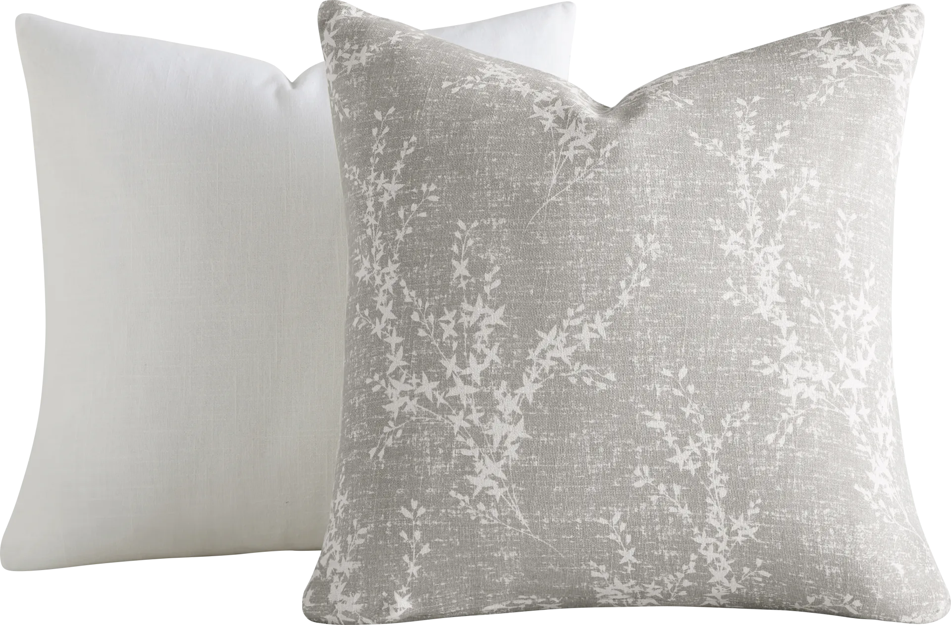 Evawell Light Gray Accent Pillow Set of 2 - Image 1