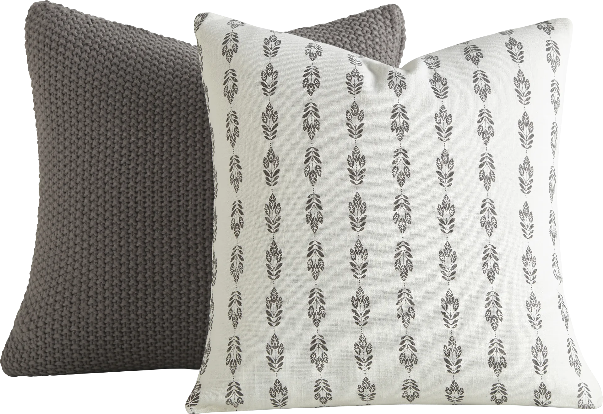 Liddi Gray Accent Pillow Set of 2 - Image 1