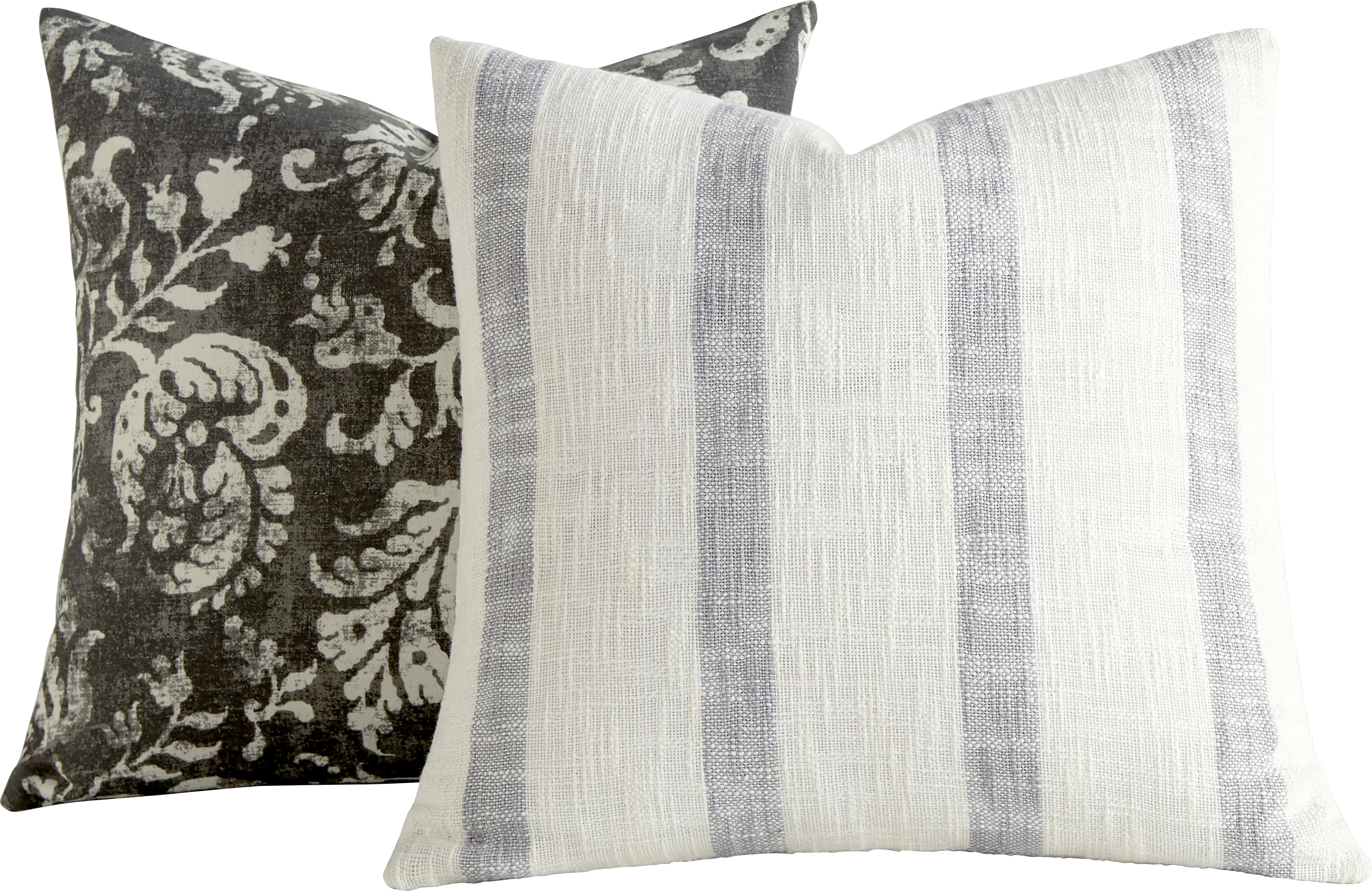 Lionway Charcoal Accent Pillow Set of 2 - Thumbnail - Image 1