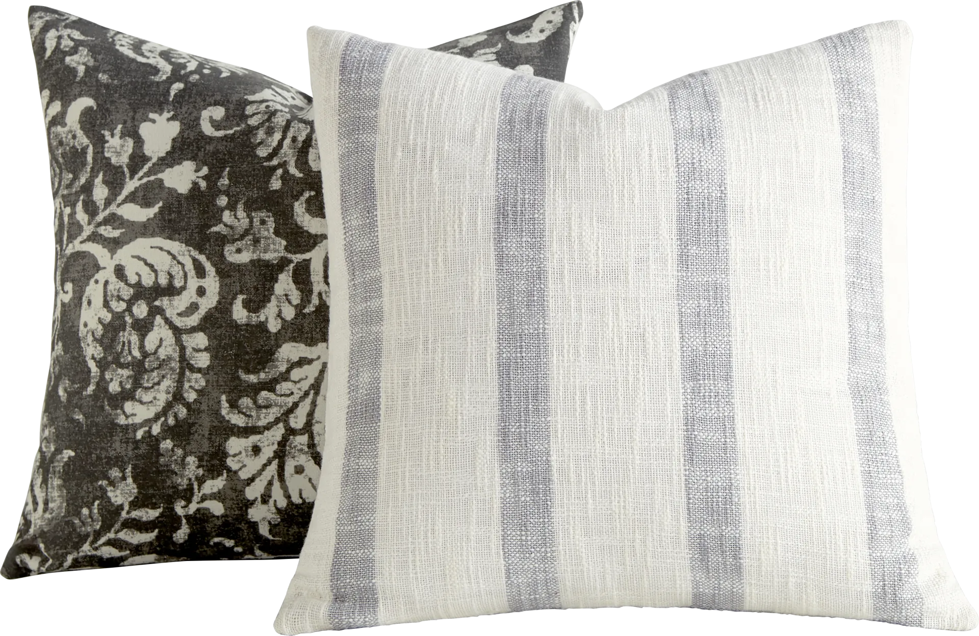 Lionway Charcoal Accent Pillow Set of 2 - Image 1