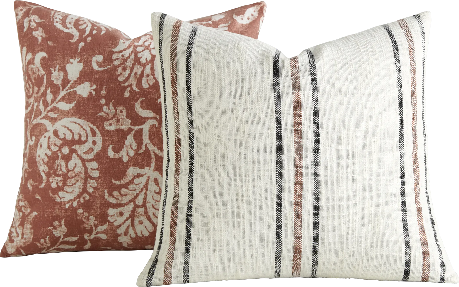 Jetland Terracotta Accent Pillow Set of 2 - Image 1