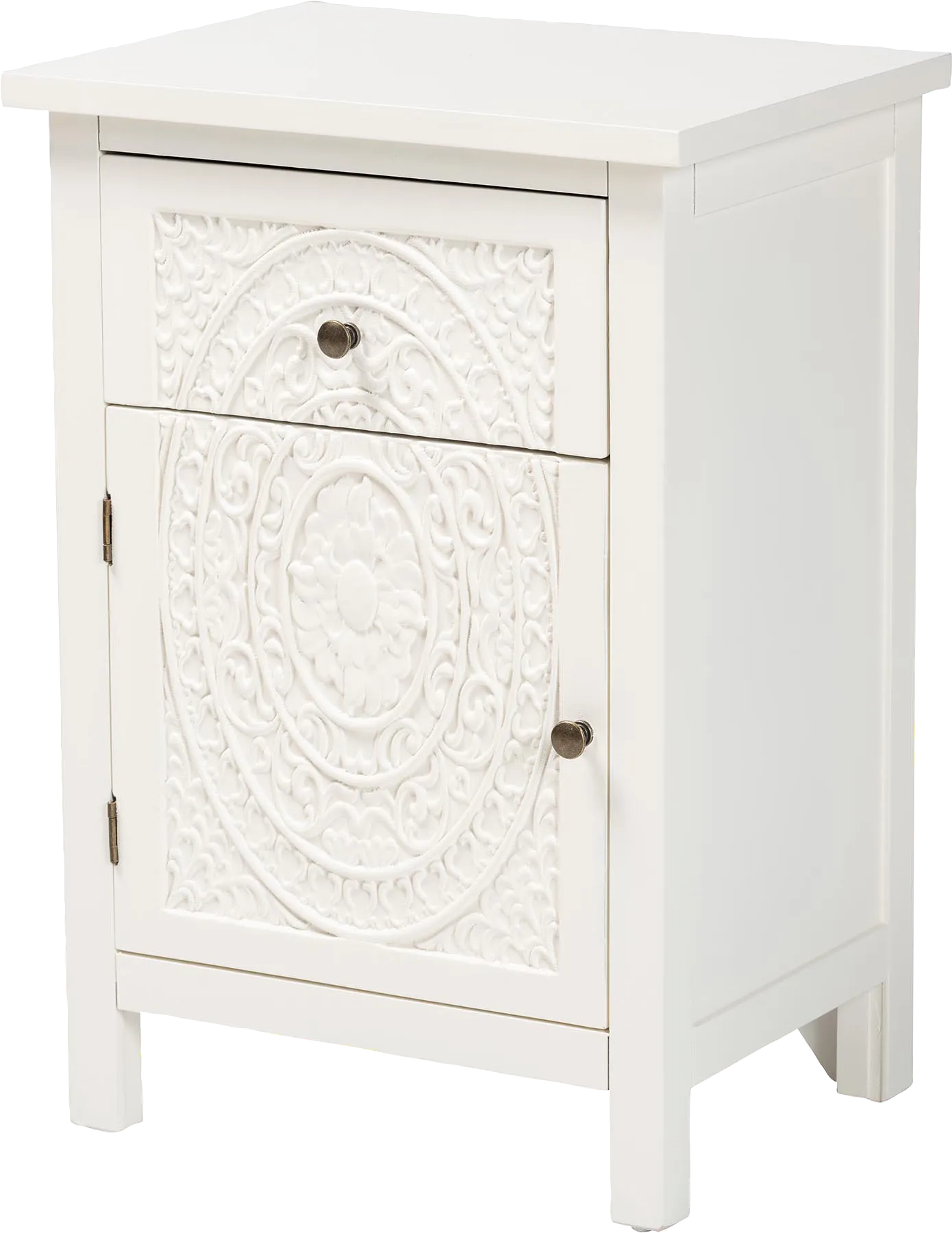Radslow White Nightstand - Thumbnail - Image 1