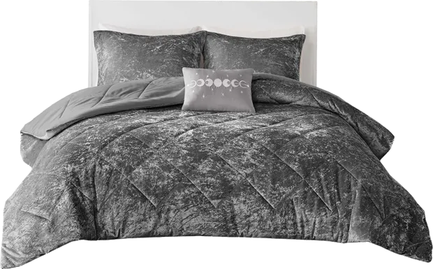 Bajaro Gray King Comforter Set