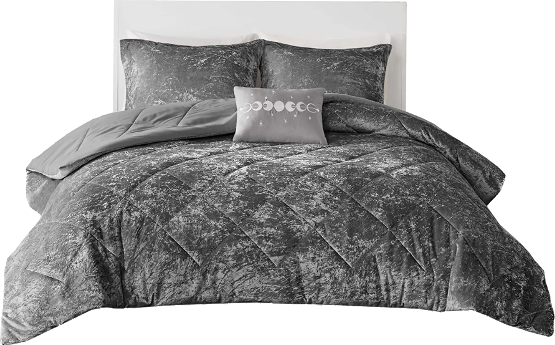 Bajaro Gray King Comforter Set
