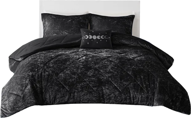 Kids Bajaro Black Full Comforter Set