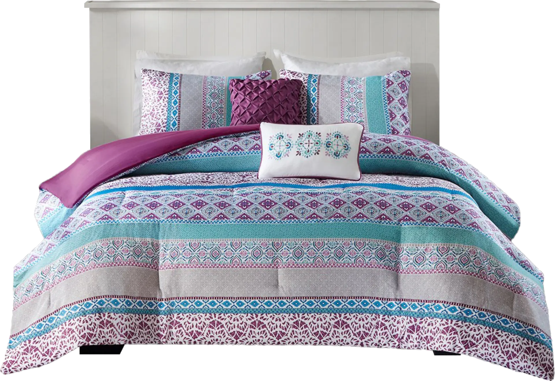 Kids Gidda Purple Full Comforter Set