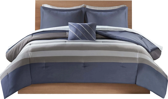 Kids Ohara Blue Twin Comforter Set