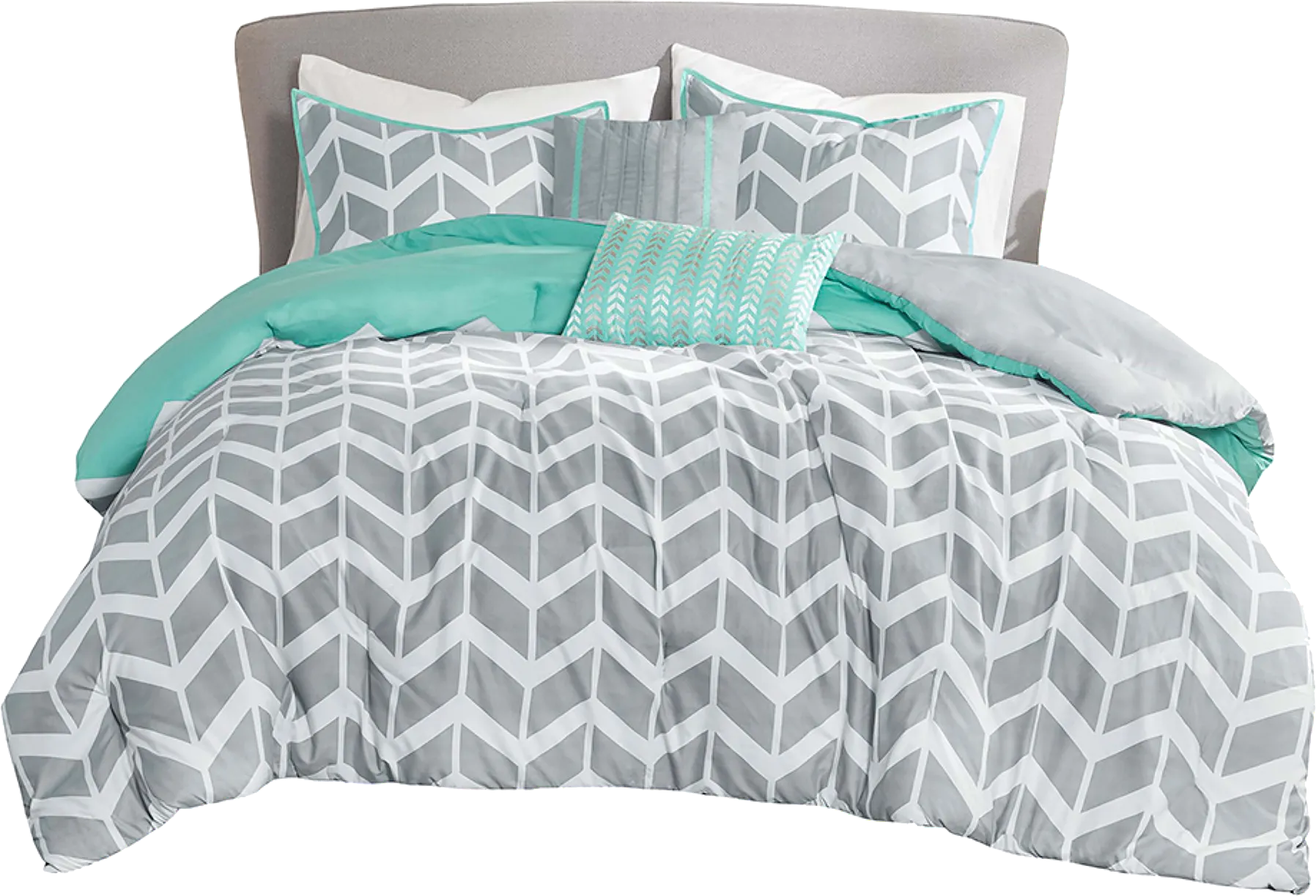 Kids Geany Blue Twin Comforter Set - Image 1