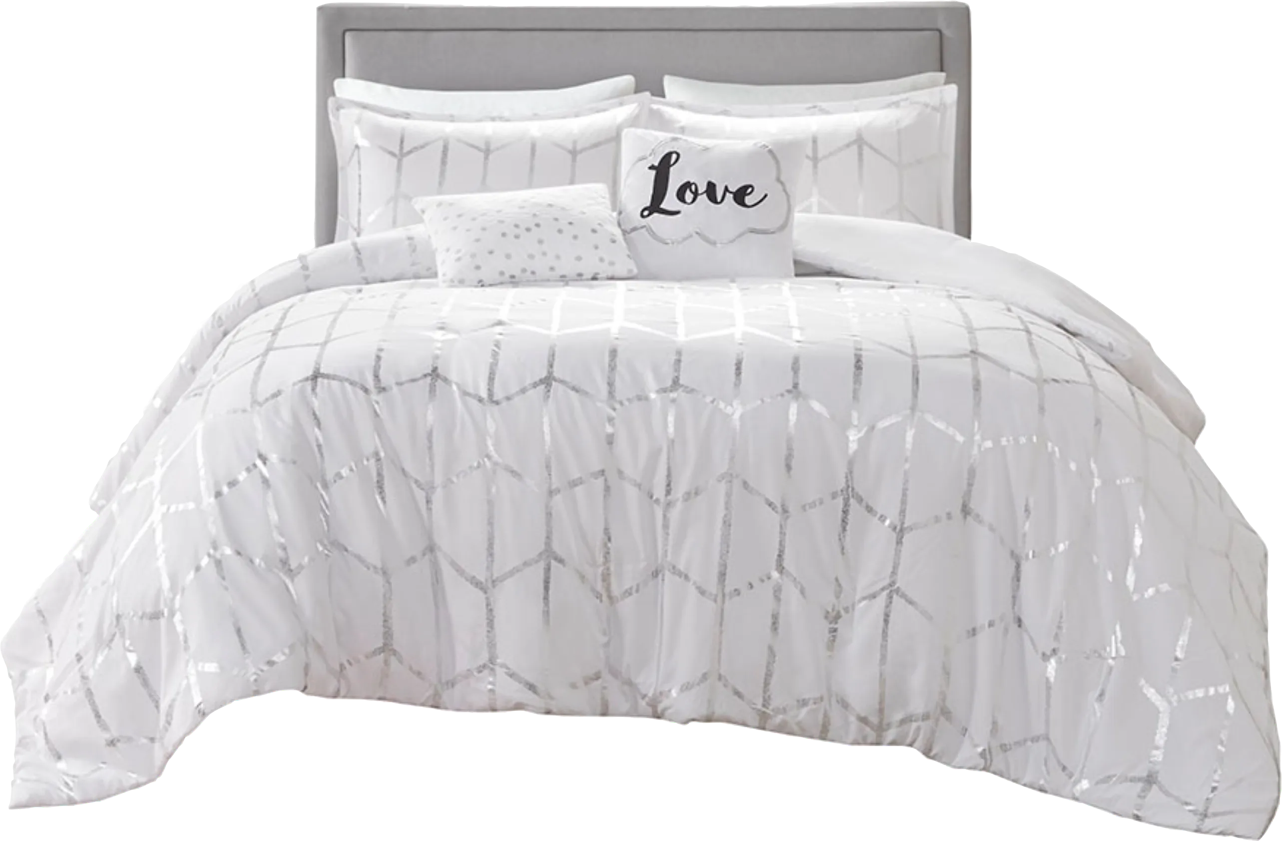 Alesi Silver King Comforter Set - Thumbnail - Image 1