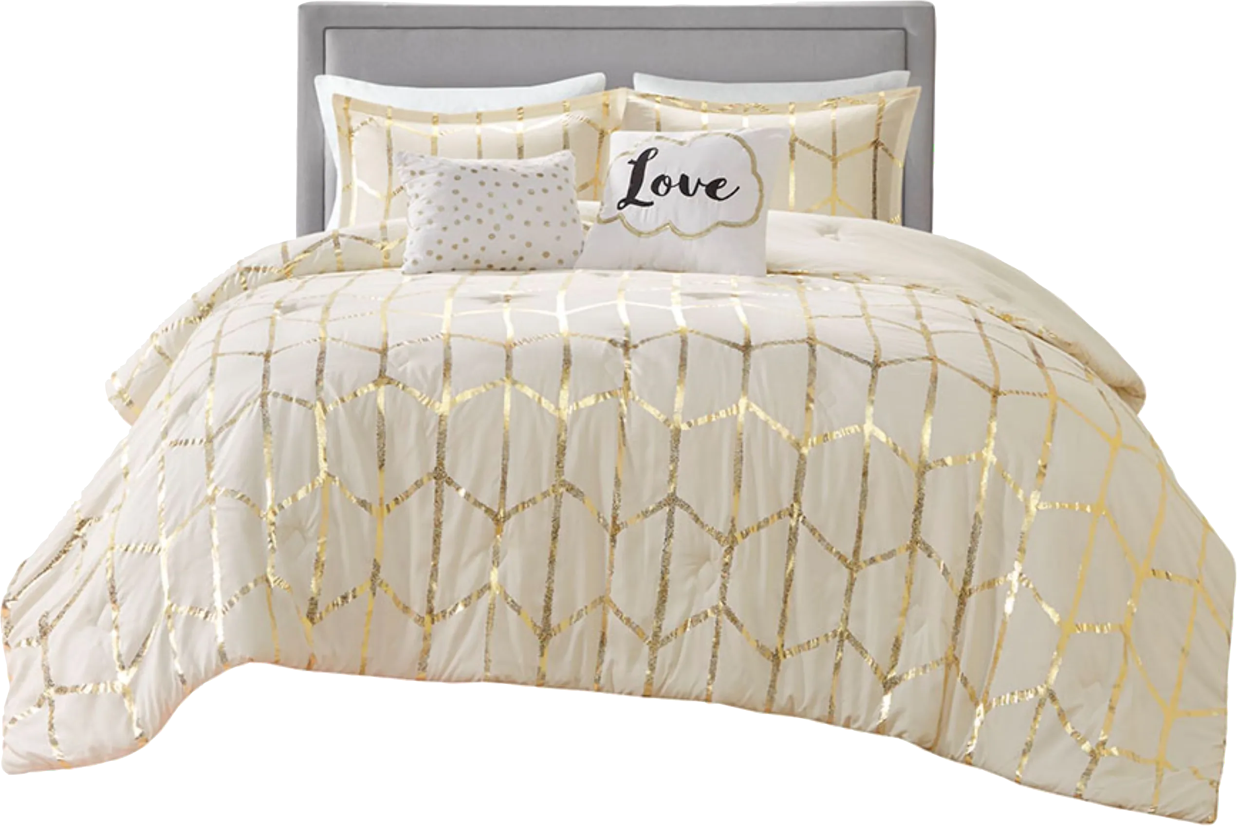 Alesi Gold King Comforter Set - Thumbnail - Image 1