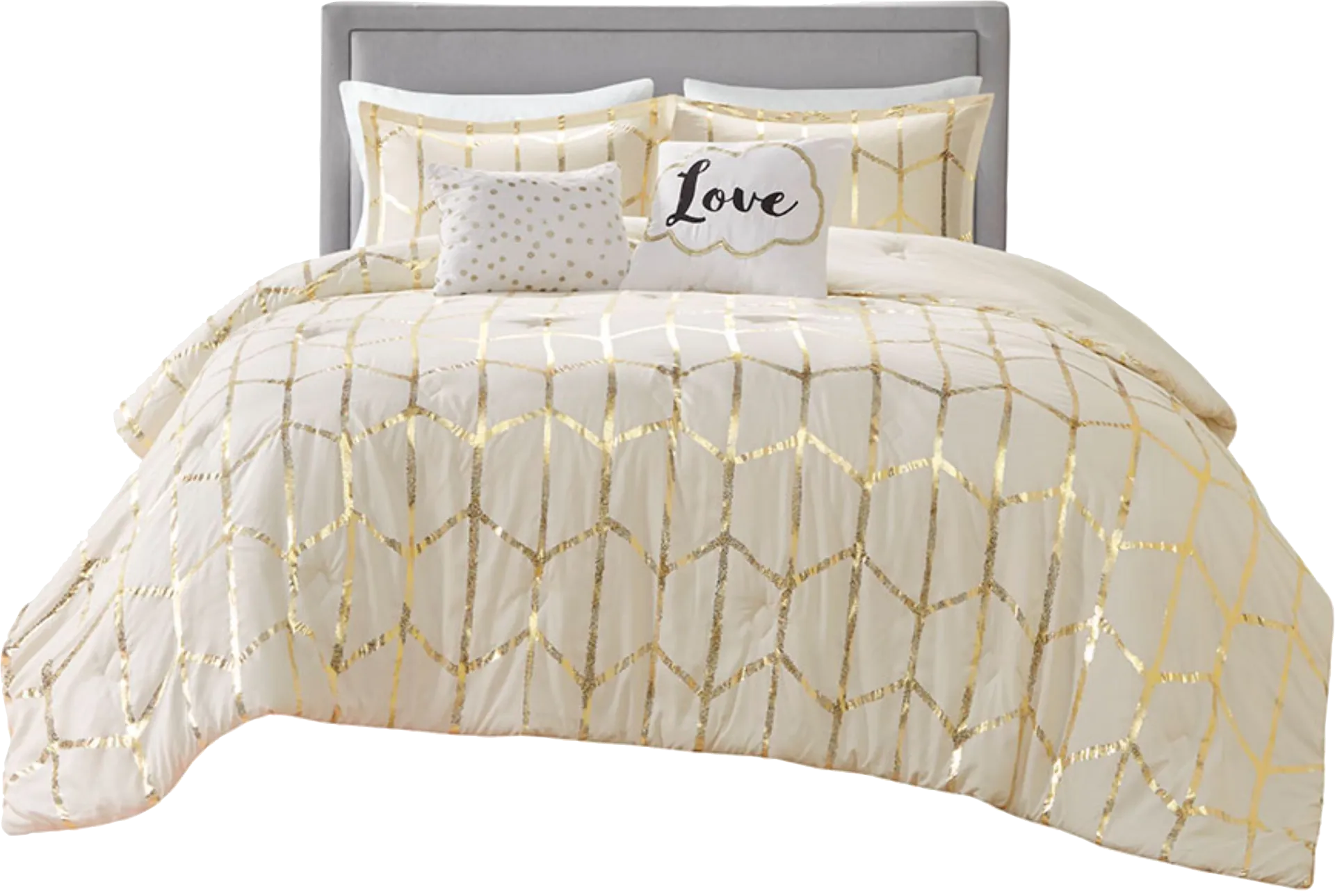Alesi Gold King Comforter Set - Image 1