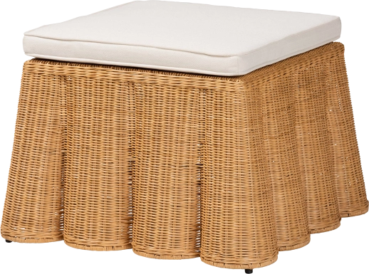 Benodot Brown Ottoman