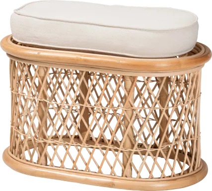 Nofftz Brown Ottoman