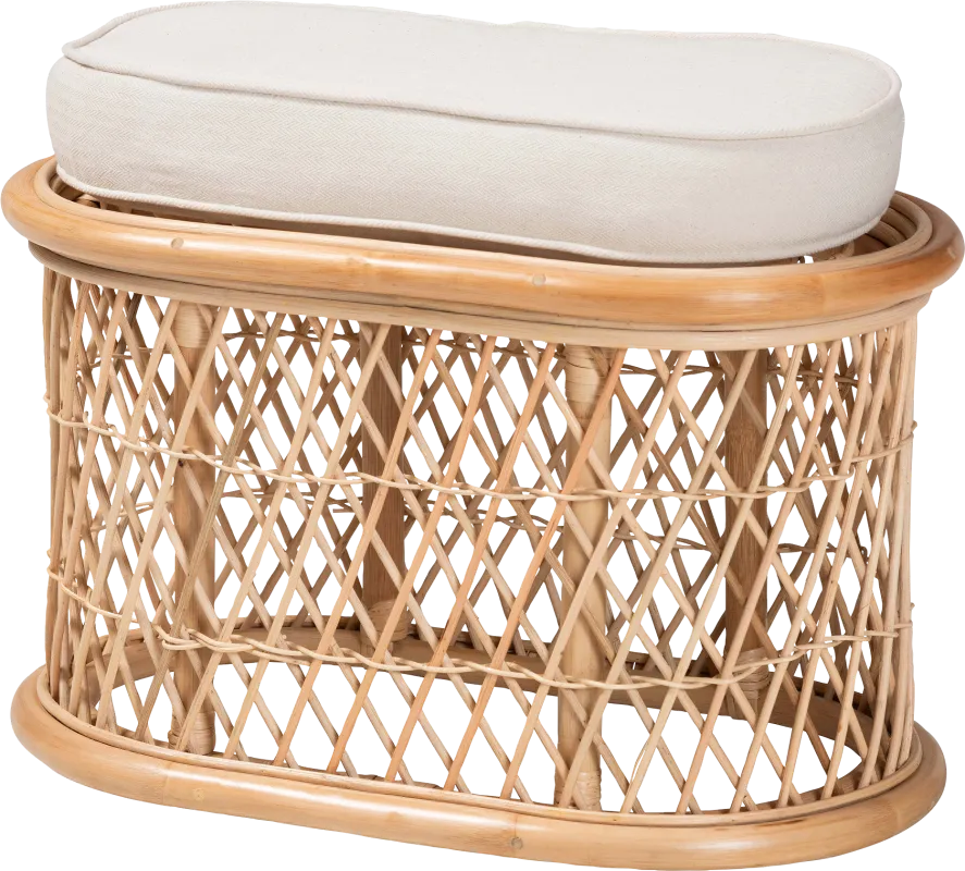 Nofftz Brown Ottoman