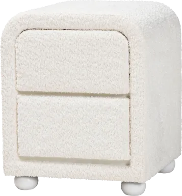 Balcary White Nightstand