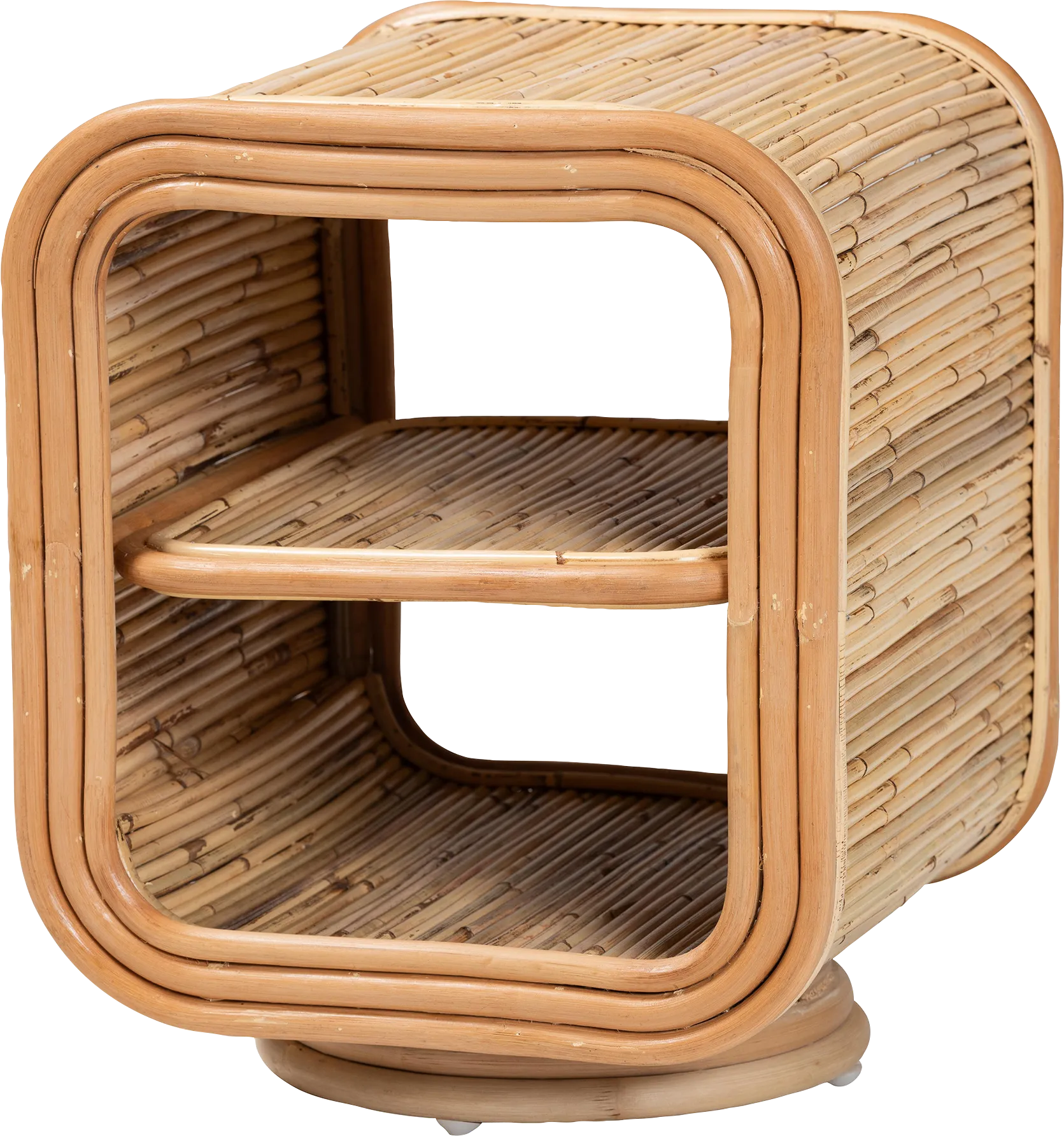 Deske Brown Nightstand - Image 1