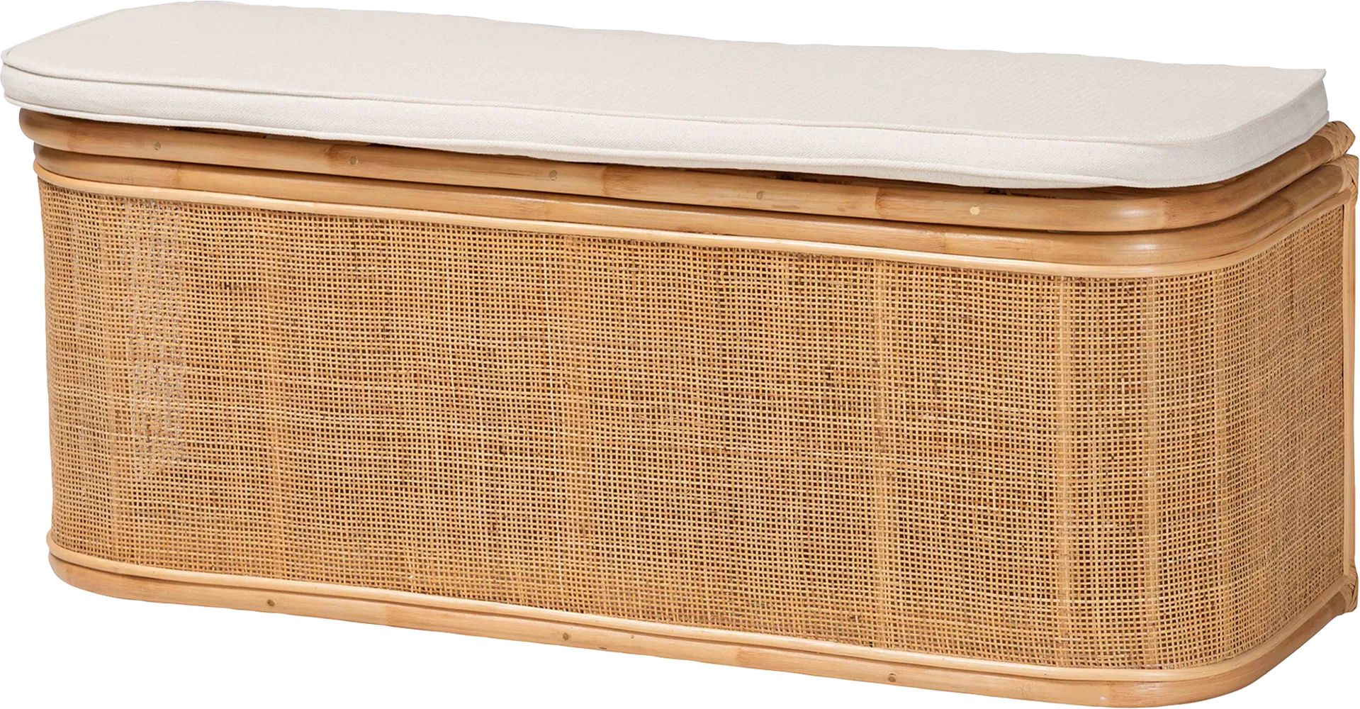 Wynstone Brown Storage Bench - Thumbnail - Image 1