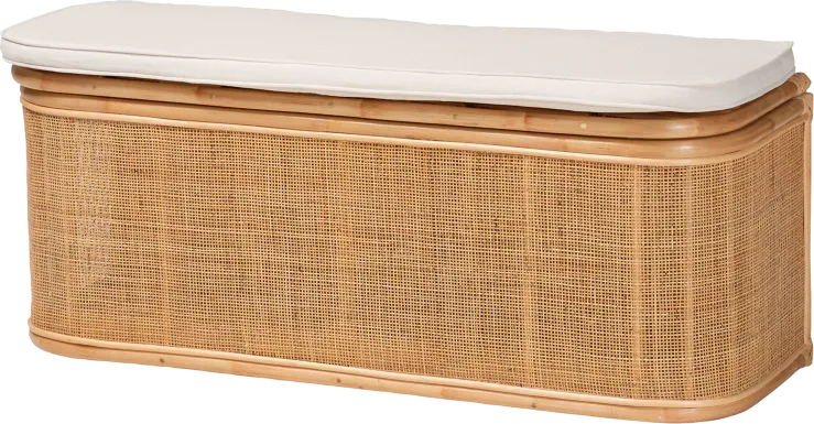 Wynstone Brown Storage Bench