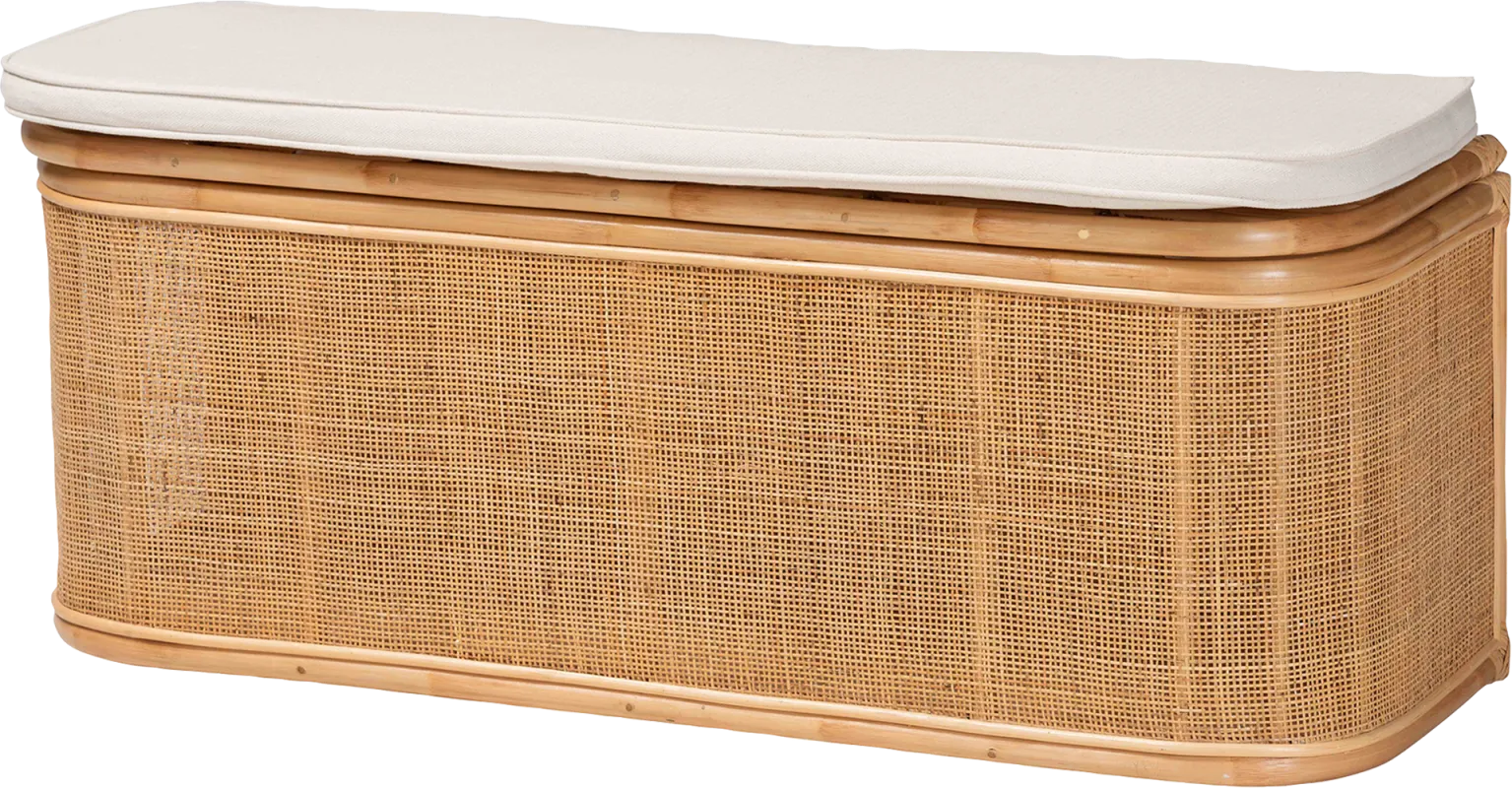 Wynstone Brown Storage Bench