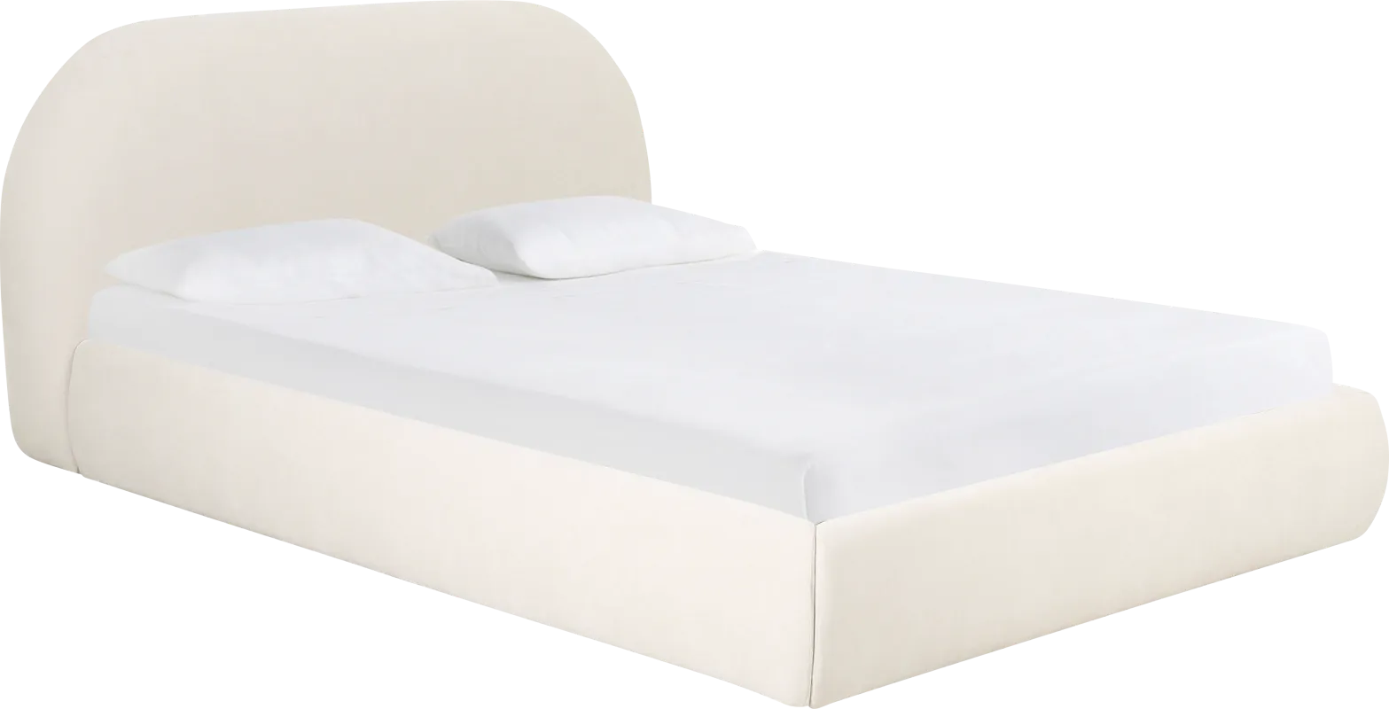 Buremda Cream Queen Bed