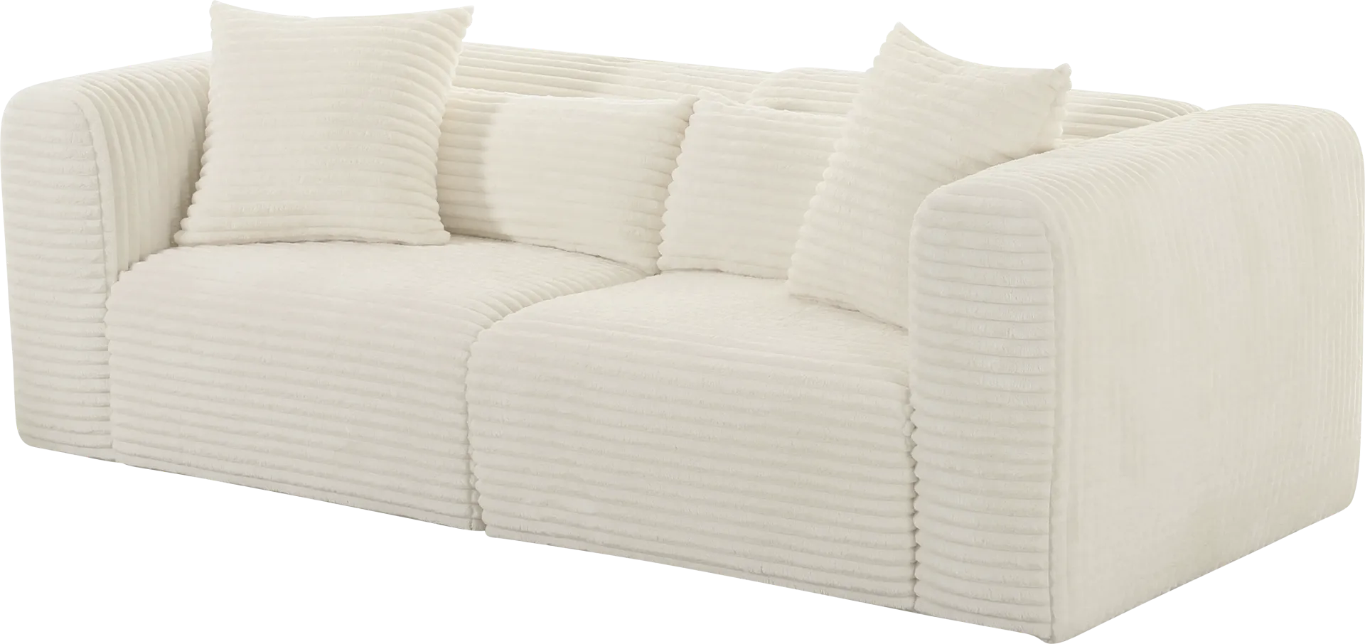 Cableswynd Cream Loveseat - Image 1