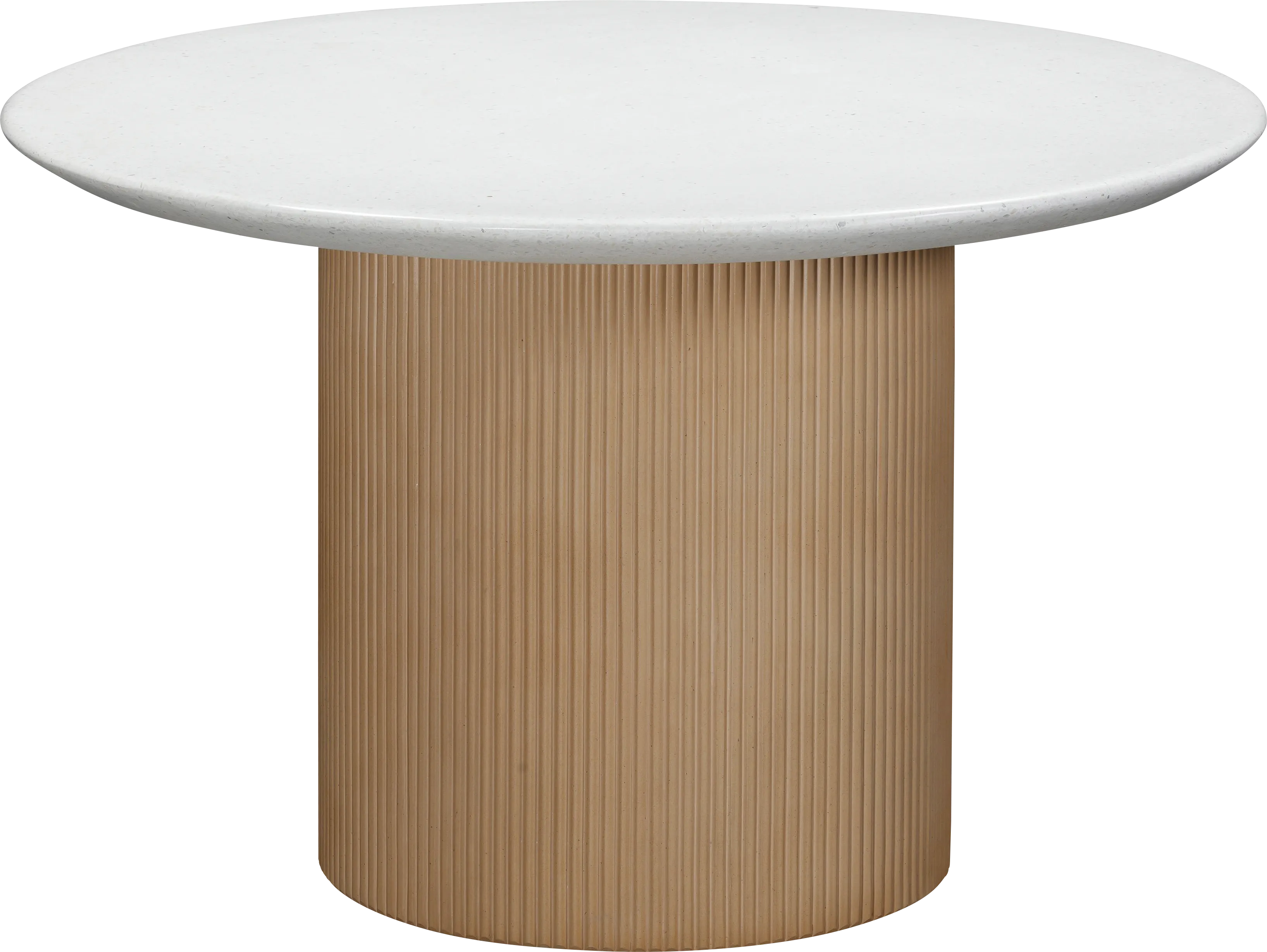 Outdoor Glyndora White Dining Table - Thumbnail - Image 1