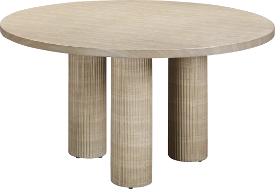 Outdoor Lawonna Natural Dining Table