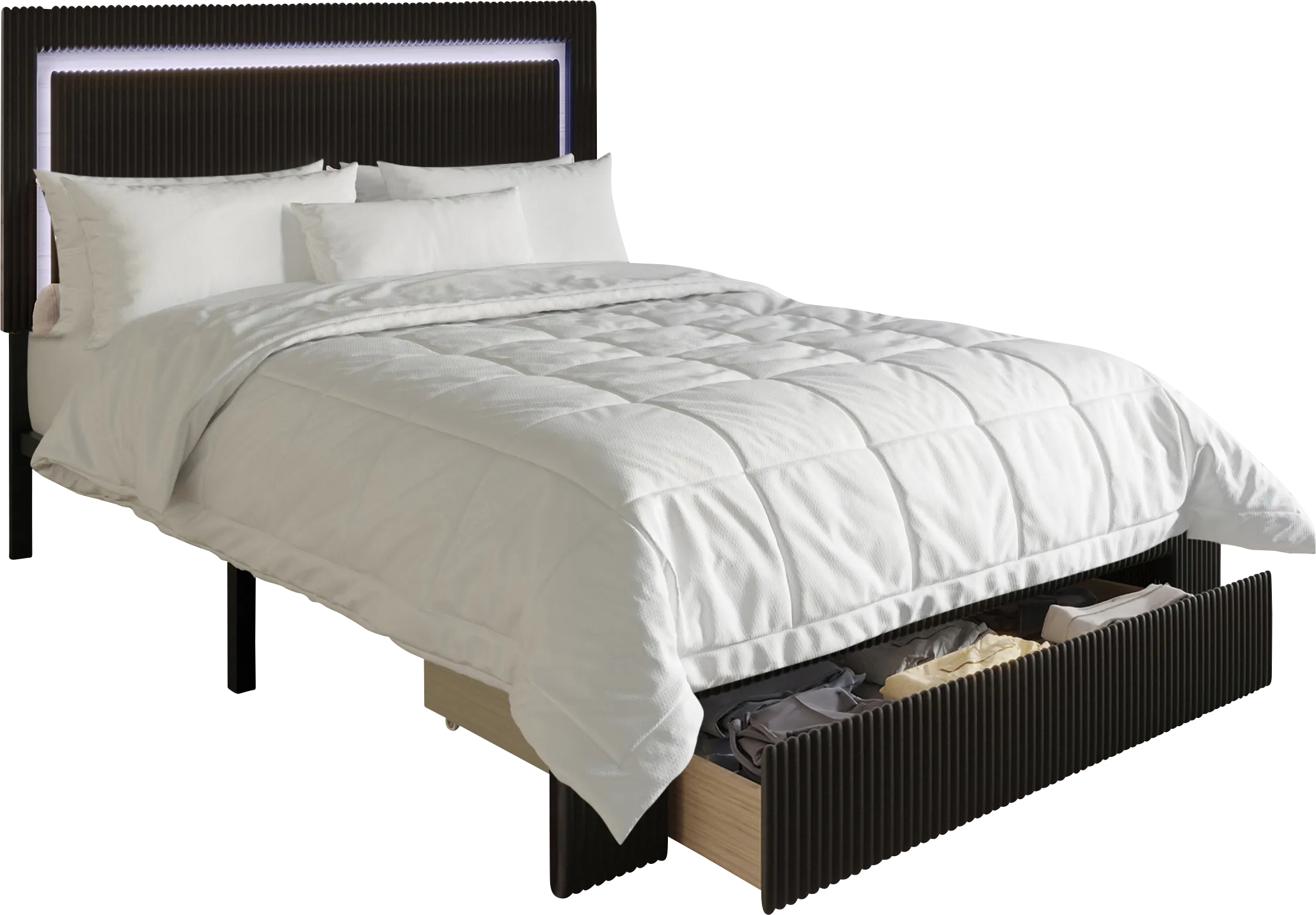 Ligon Black Full Bed - Thumbnail - Image 1