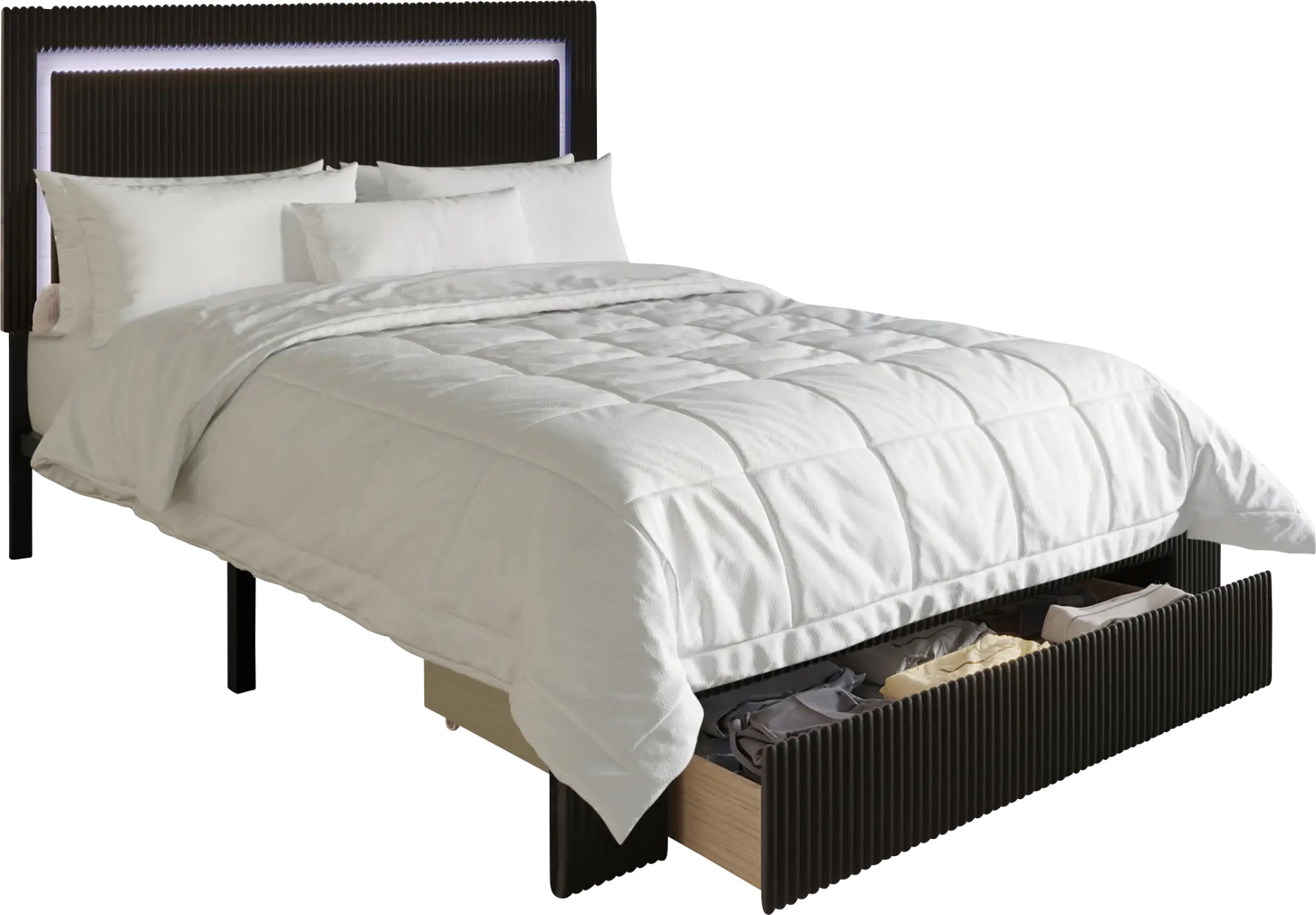 Ligon Black Twin Bed