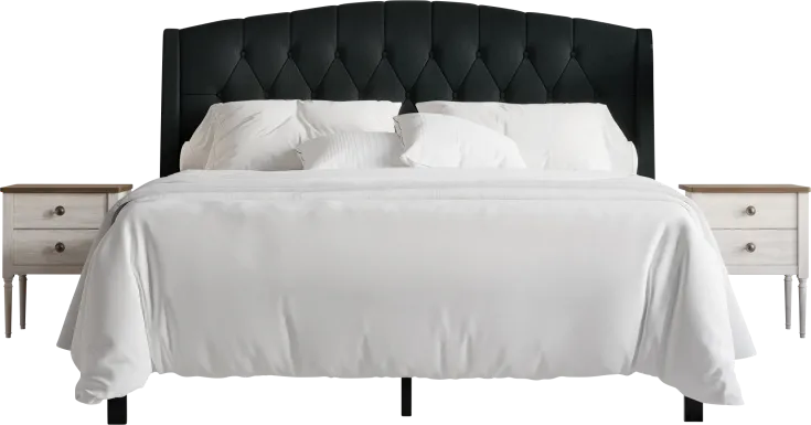 Martway Charcoal 3 PC Queen Bedroom Set