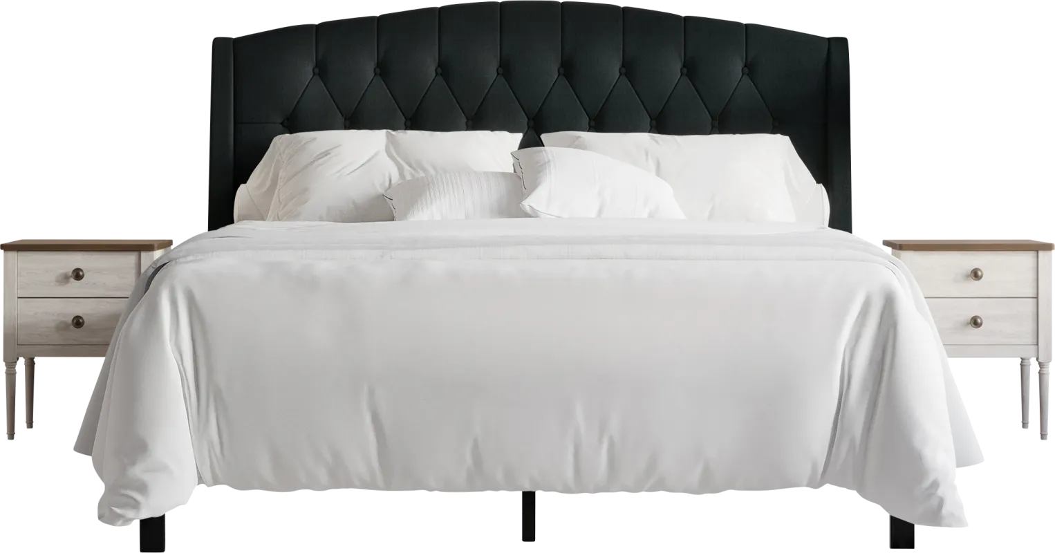 Martway Charcoal 3 PC King Bedroom Set