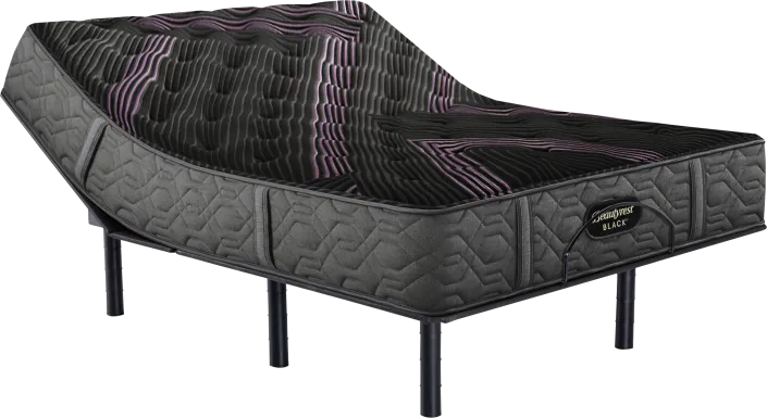 Beautyrest Black Series Two Medium King Mattress Set with Head Up Only Base