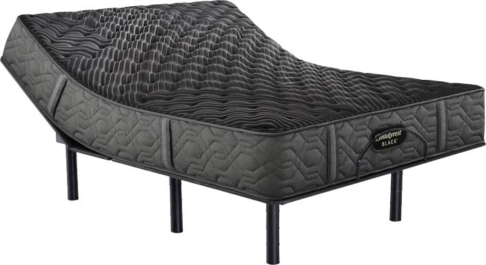 Beautyrest Black Series One Extra Firm King Mattress Set with Head Up Only Base