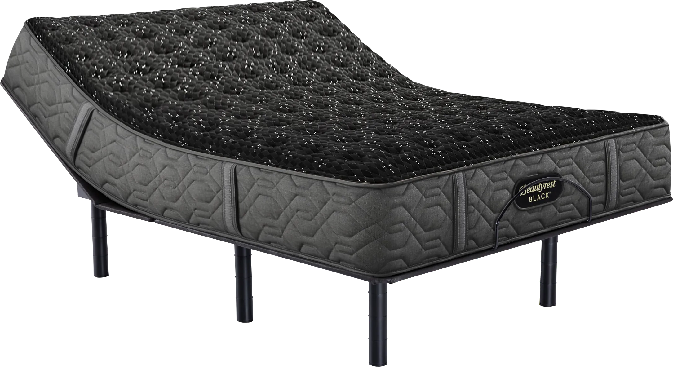 Beautyrest Black Series Three Firm Split King Mattress Set with Head Up Only Base - Thumbnail - Image 1