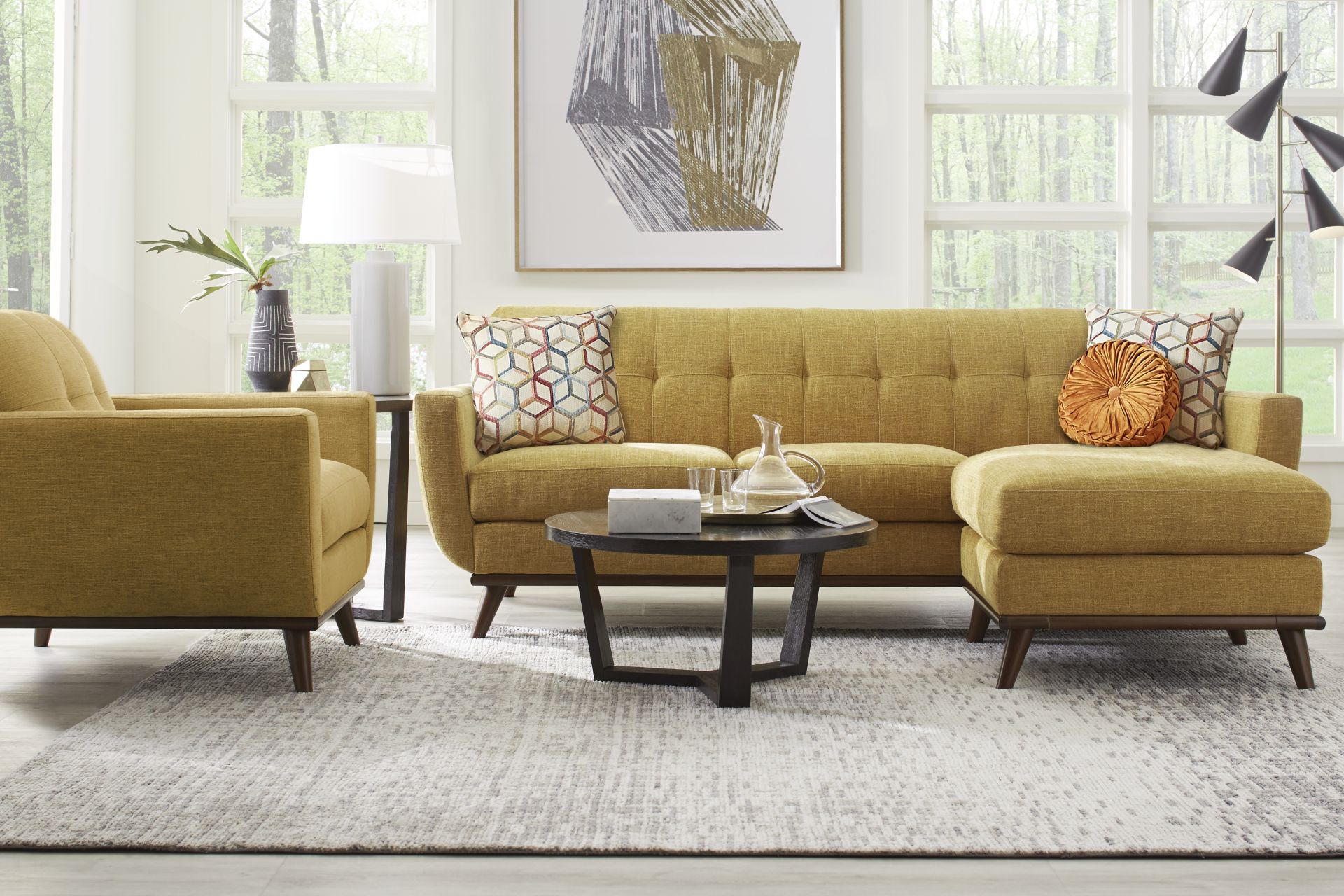 East Side Sunflower Chaise Sofa - Image 2