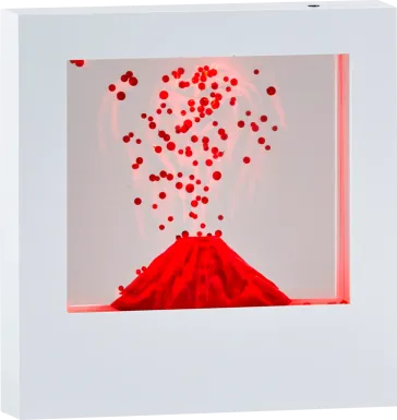 Kids Astronauts Decor White Volcano Light Box