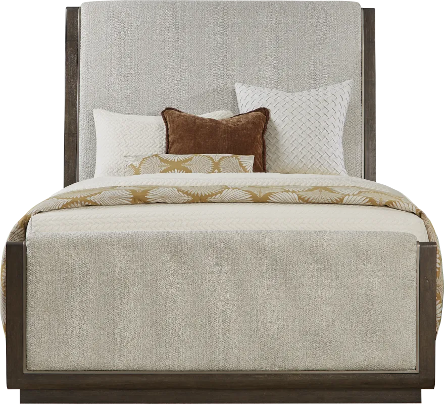 Fairfax Gray 3 Pc King Upholstered Bed