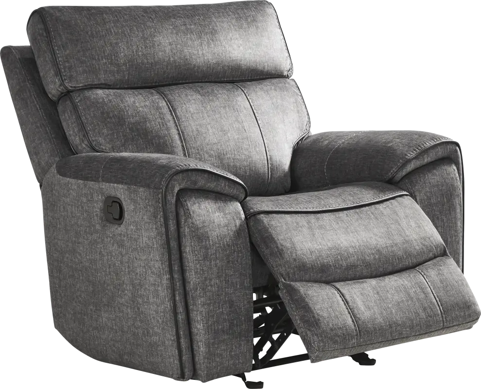 Bradshaw Place Dark Gray Glider Recliner