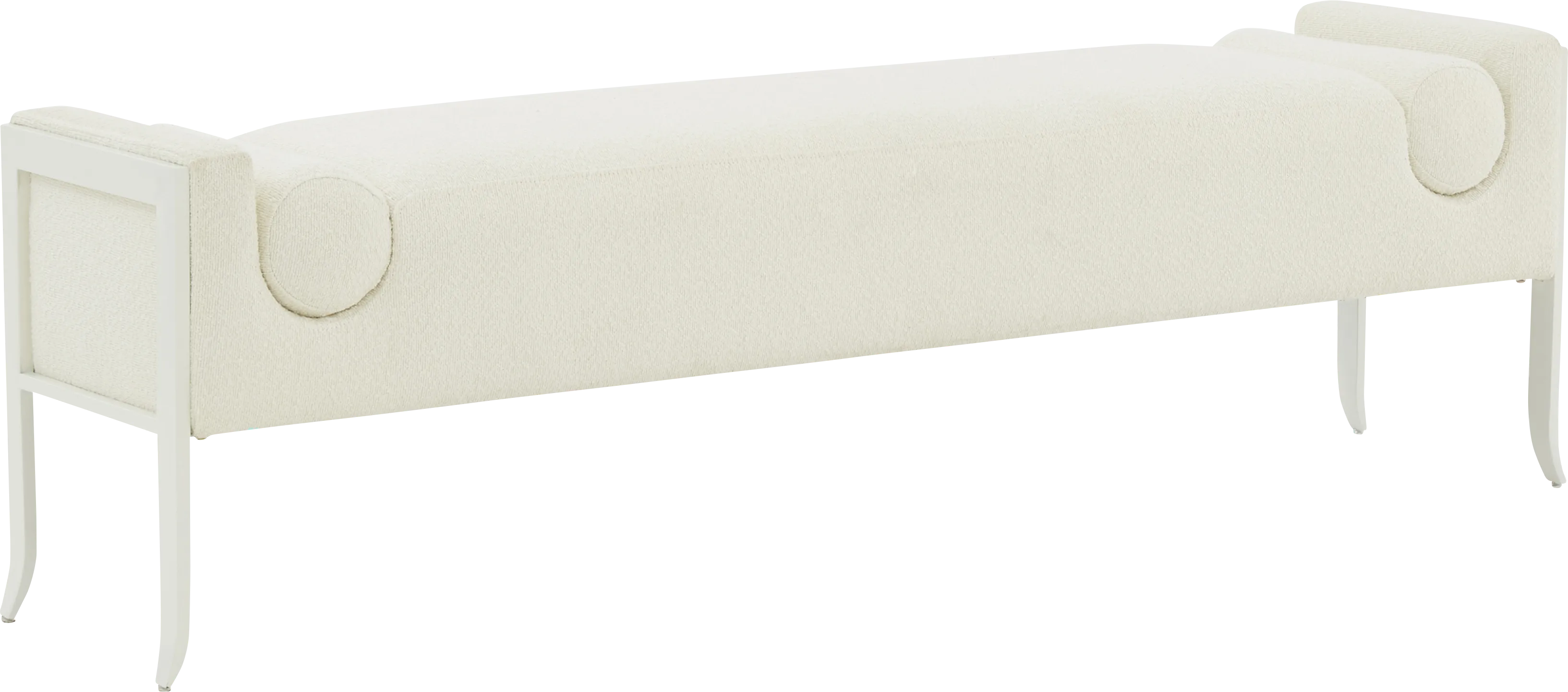 Grandey II Cream Accent Bench - Thumbnail - Image 1