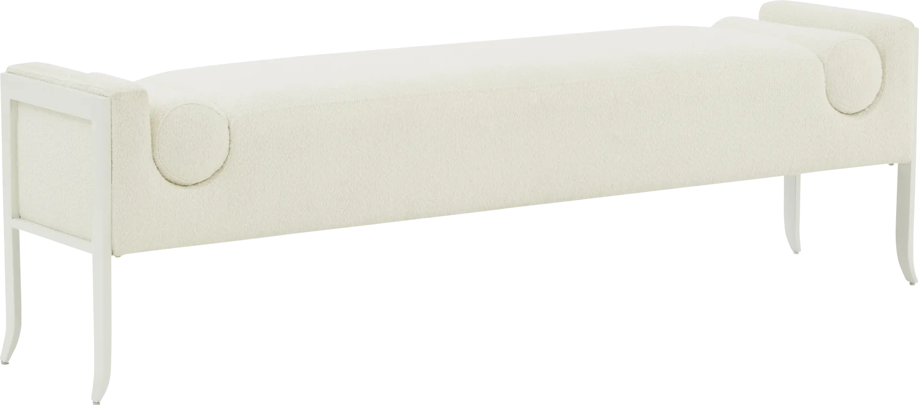 Grandey II Cream Accent Bench