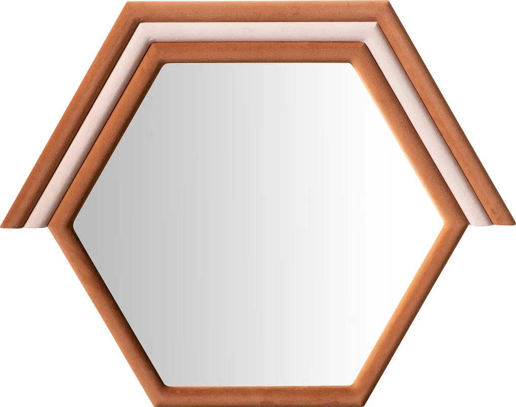 Bilwyn II Orange Mirror