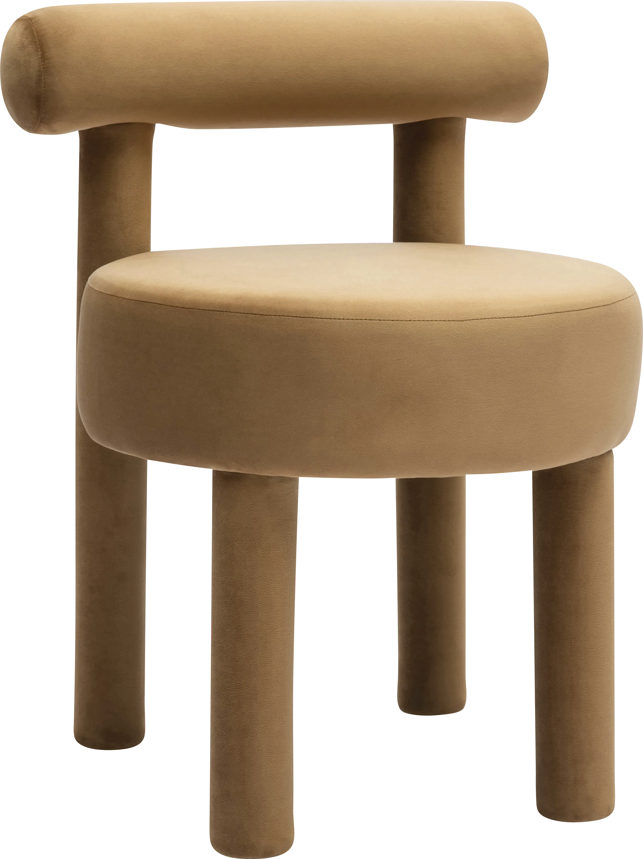 Carmela Ann Cognac Dining Chair - Thumbnail - Image 1