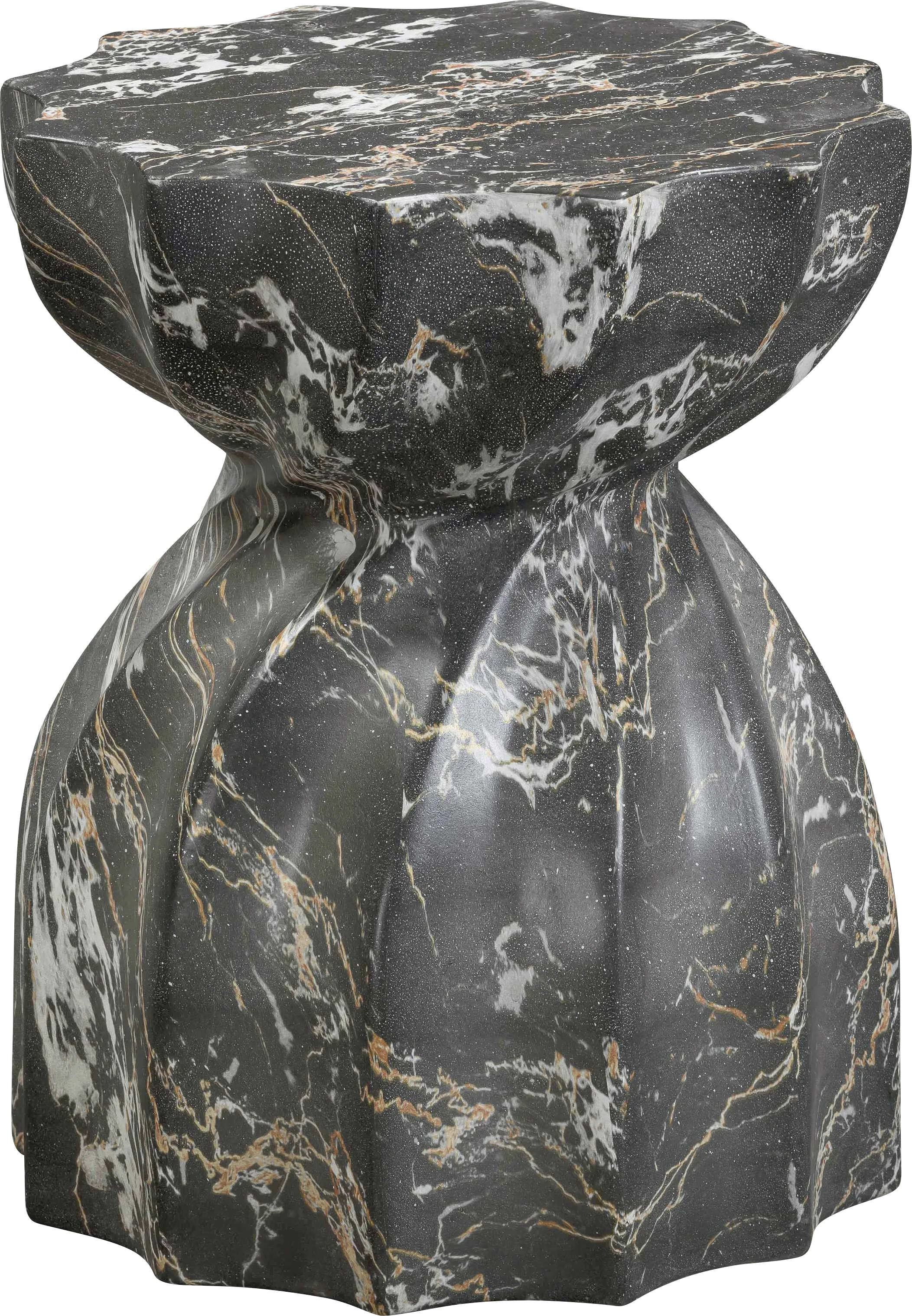 Outdoor Bonneau Black Garden Stool