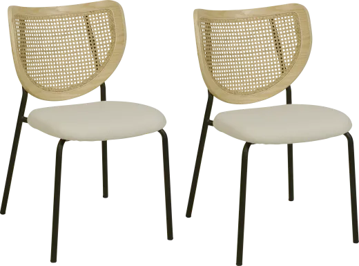 Congaree Natural Dining Chair, Set of 2