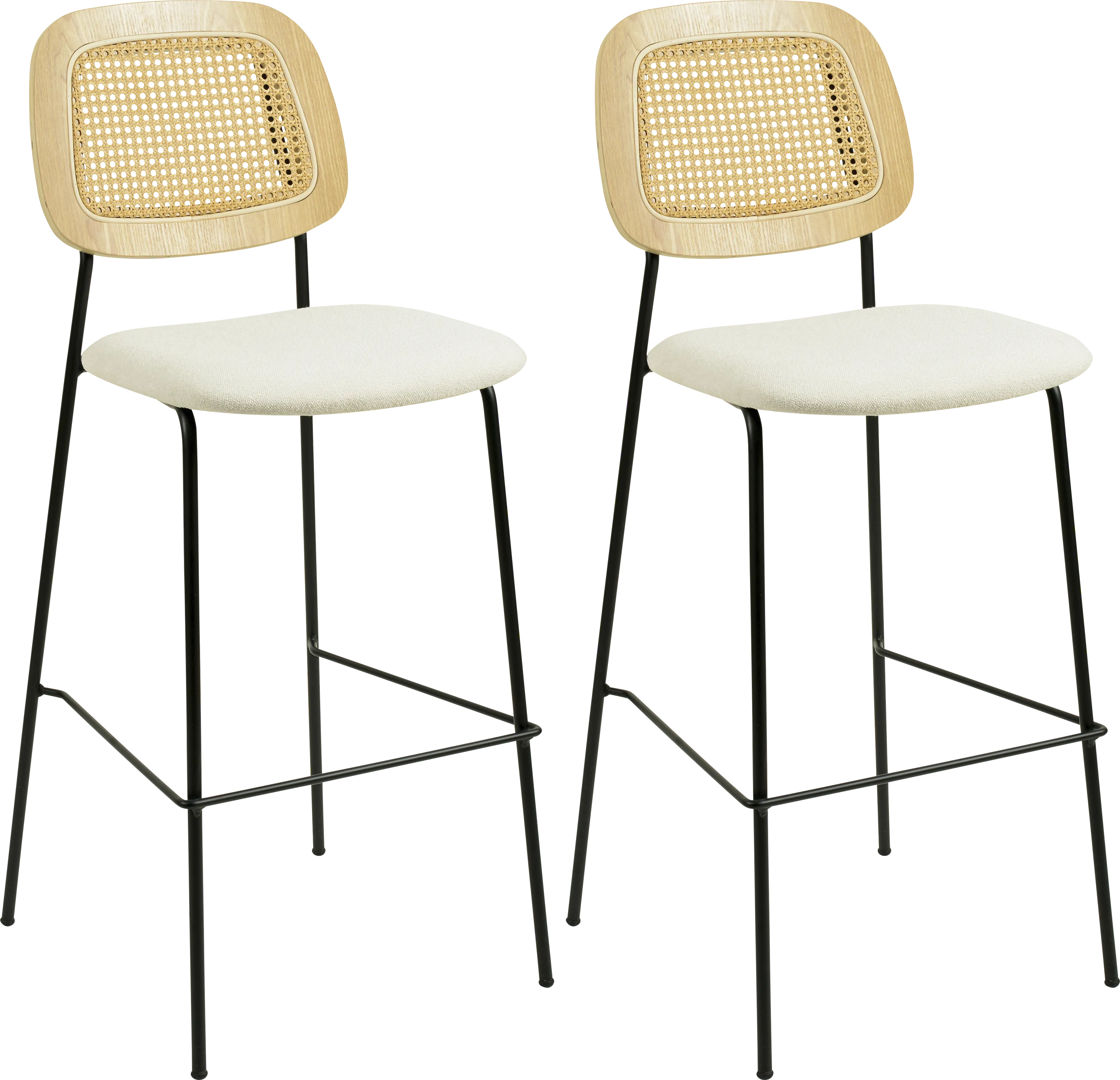 Cushendall Natural Counter Stool, Set of 2 - Thumbnail - Image 1