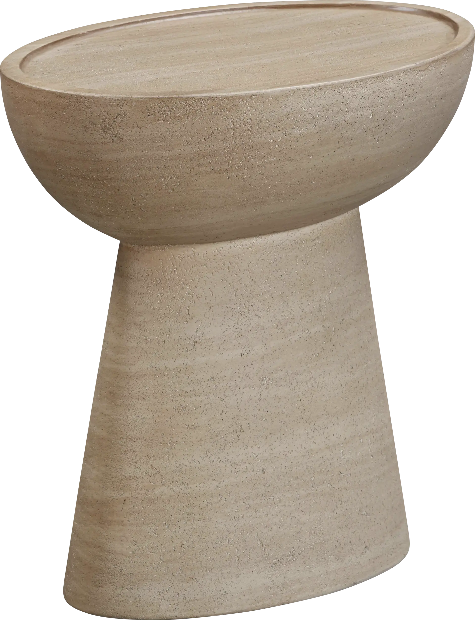 Outdoor Carodon Tan End Table